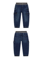 COMFORT DENIM CARGO PANTS