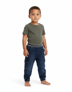 COMFORT DENIM CARGO PANTS