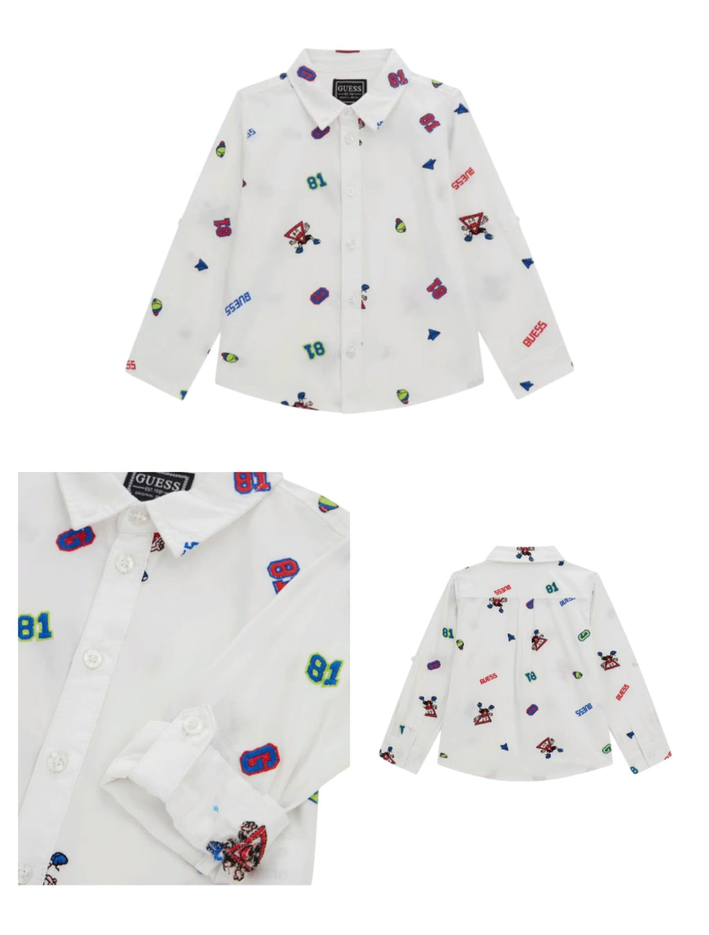 POPLIN ADJ. LS SHIRT