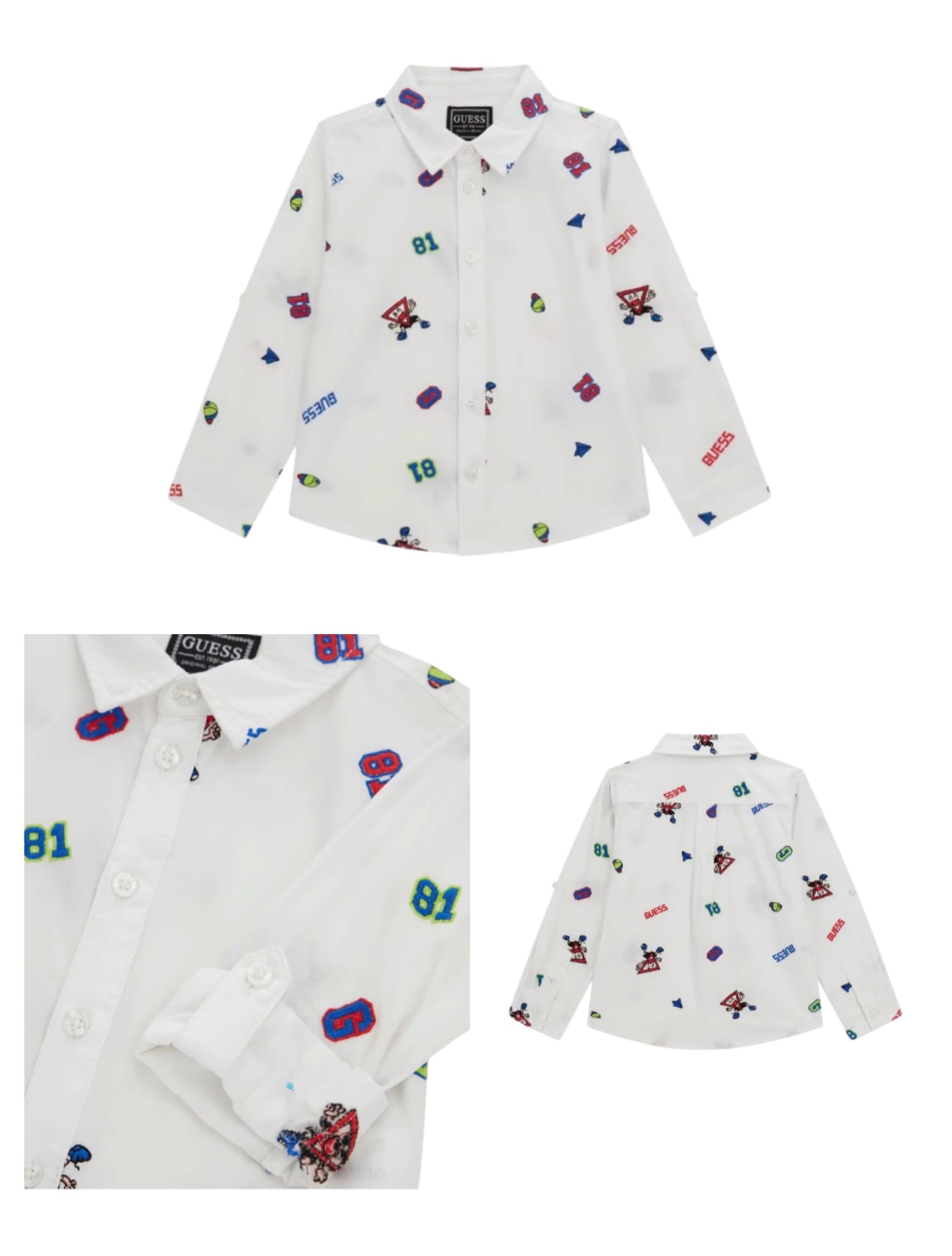 POPLIN ADJ. LS SHIRT