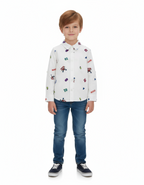 POPLIN ADJ. LS SHIRT