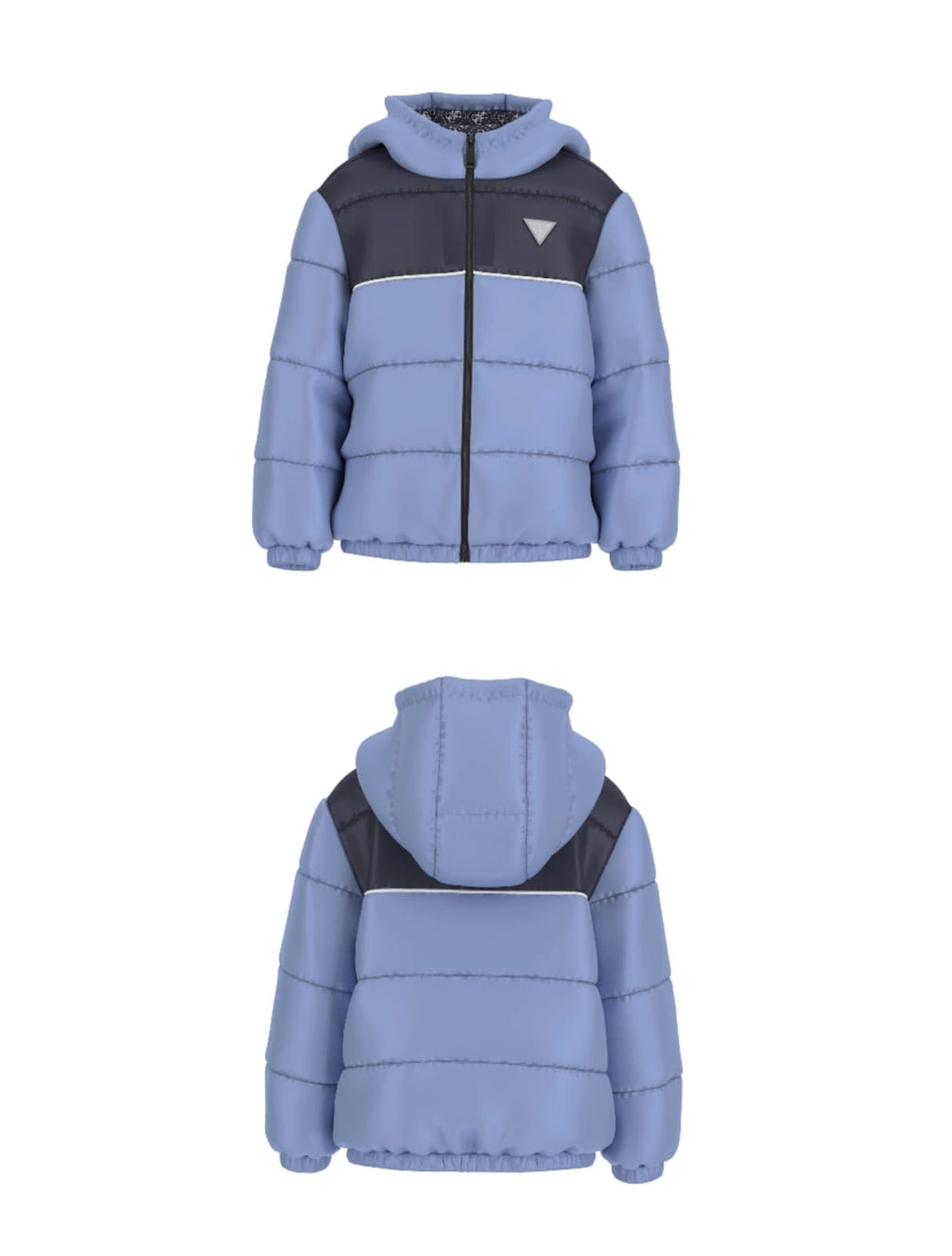 PADDED HOODED LS JACKET W/ZIP