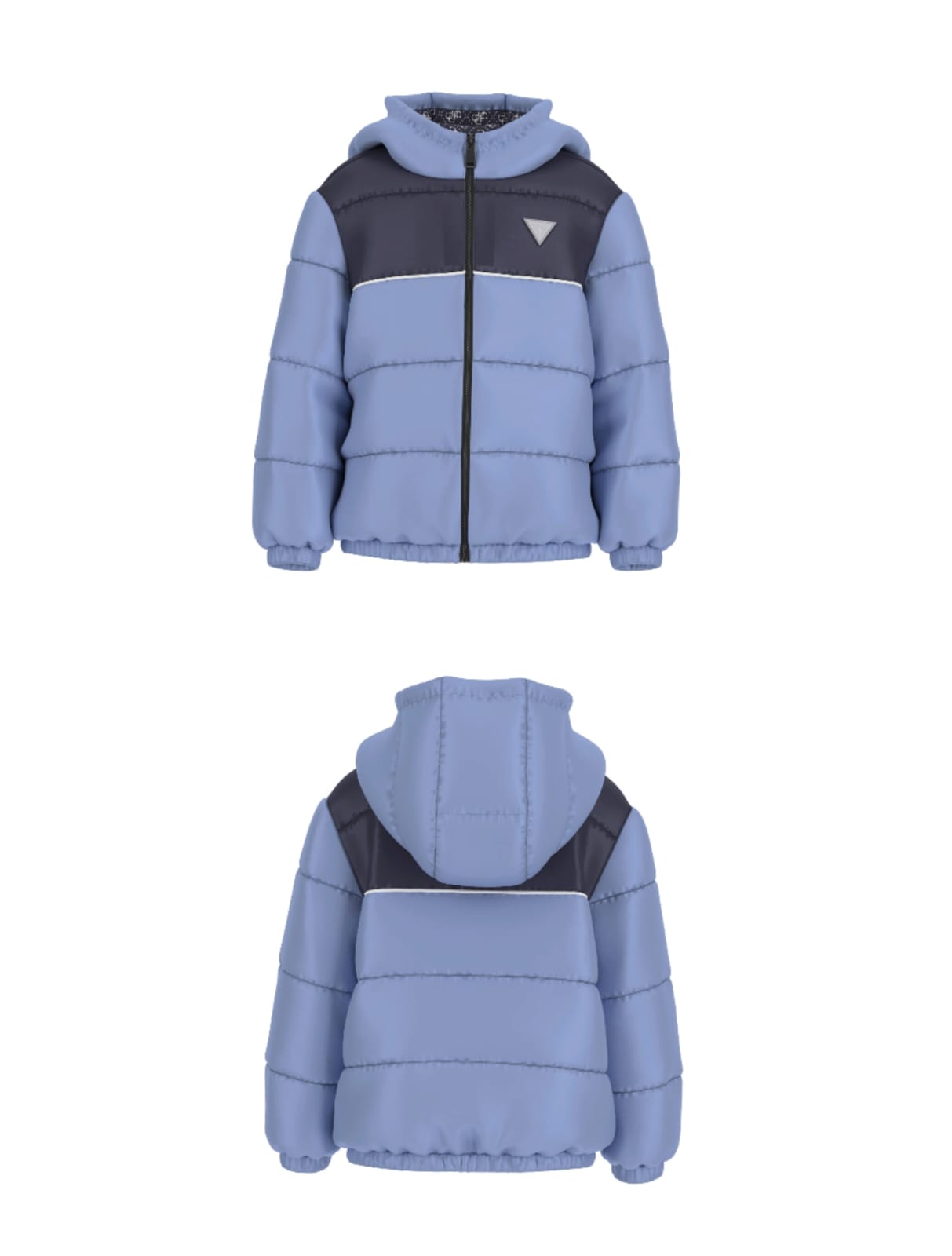 PADDED HOODED LS JACKET W/ZIP
