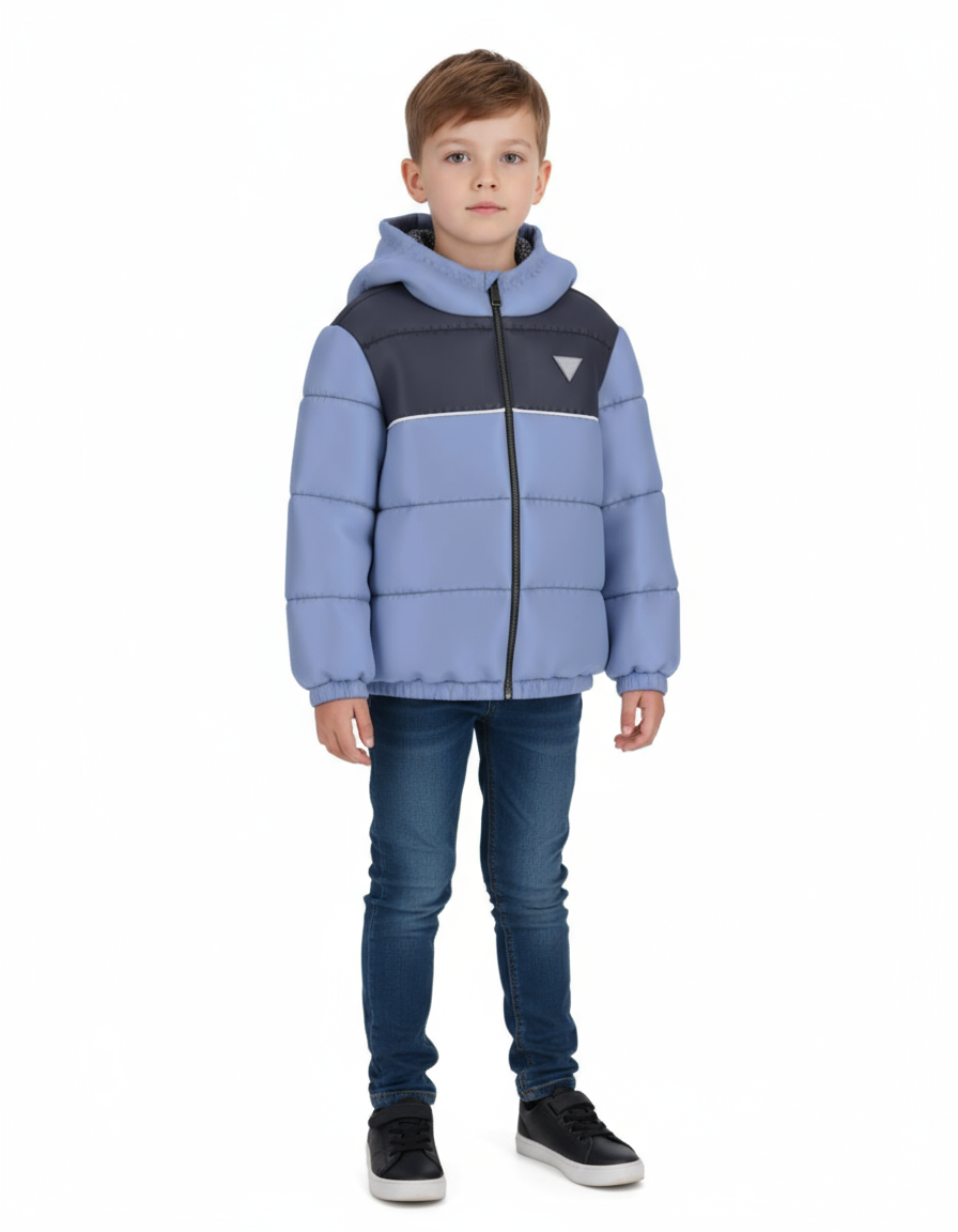 PADDED HOODED LS JACKET W/ZIP