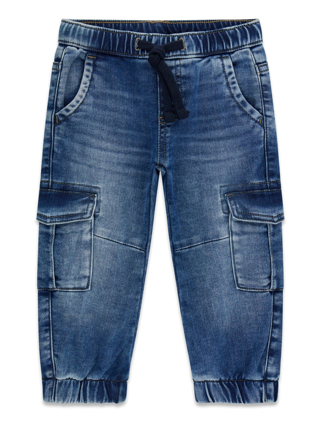 JEANS ELASTICIZZATO CON ELASTICO IN VITA