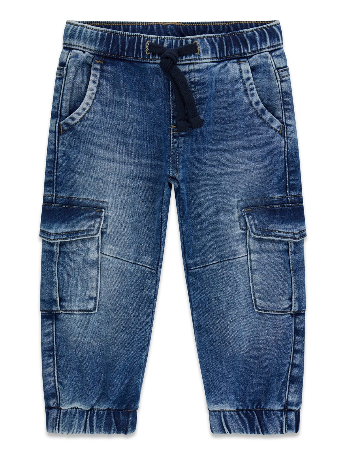 Jeans Elasticizzato con Elastico in Vita - Neonato