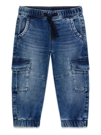 Jeans Elasticizzato con Elastico in Vita - Neonato
