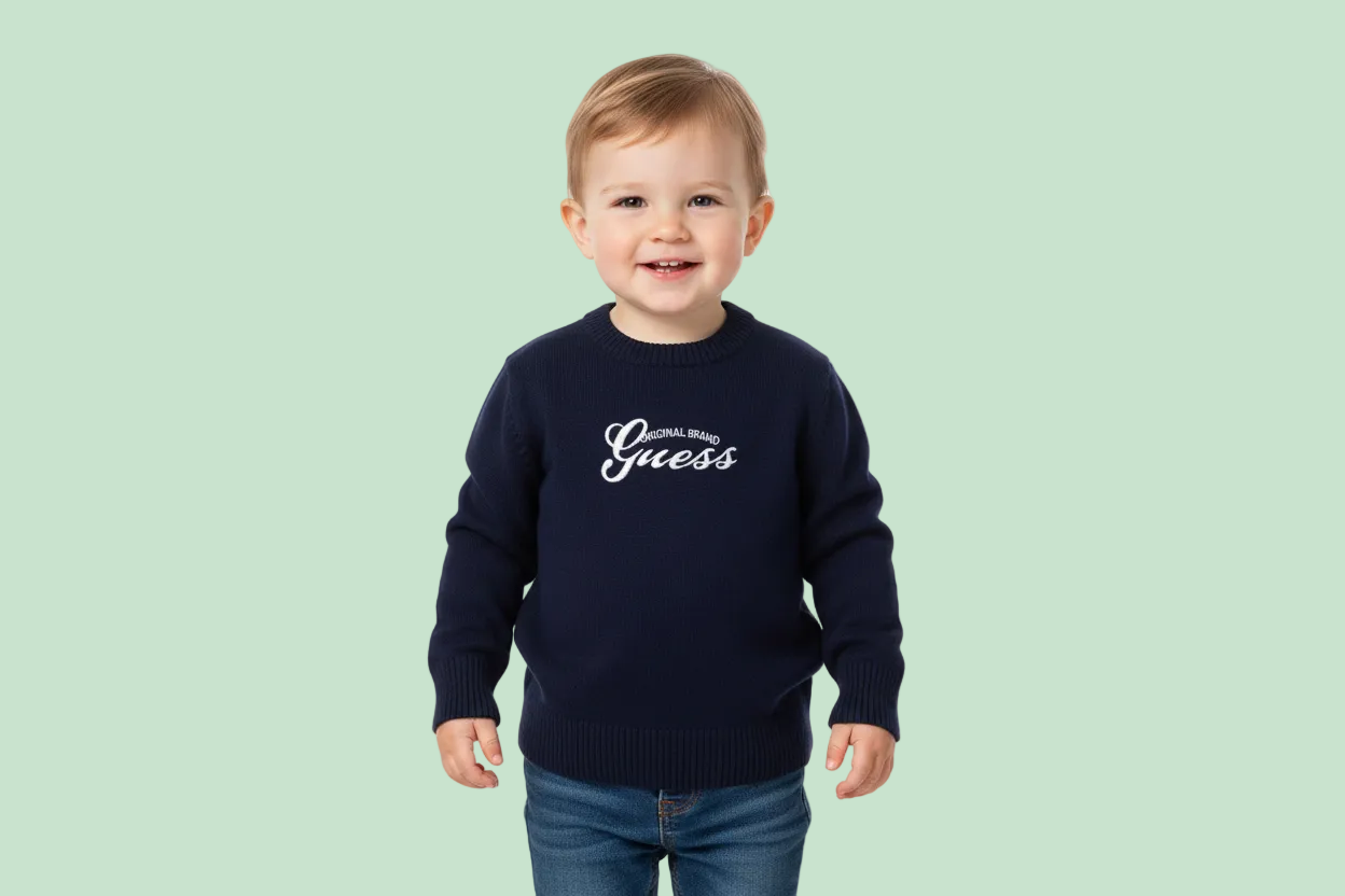 MAGLIONCINO CON SCRITTA GUESS