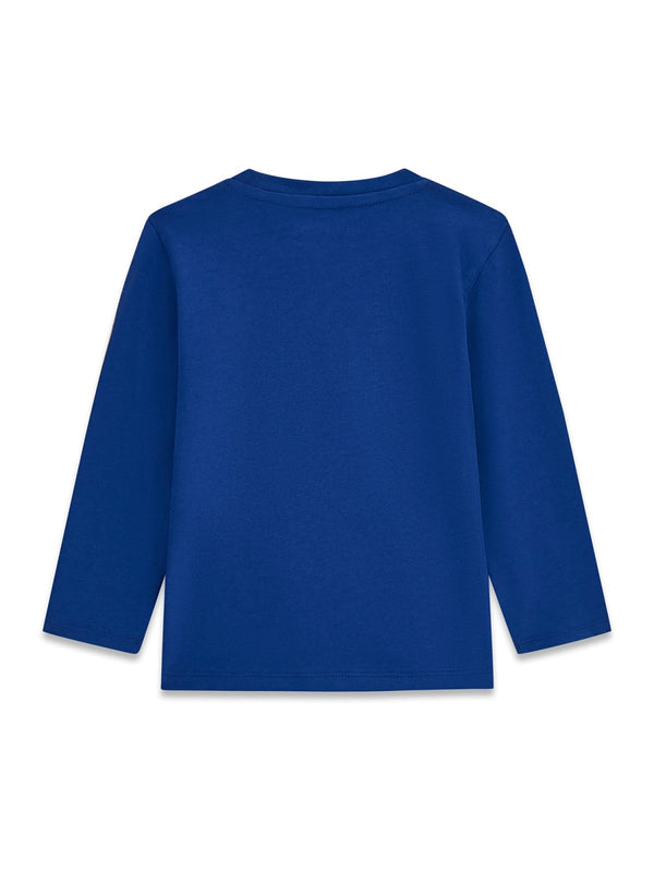 Maglia a Maniche Lunghe Blu Guess Neonato