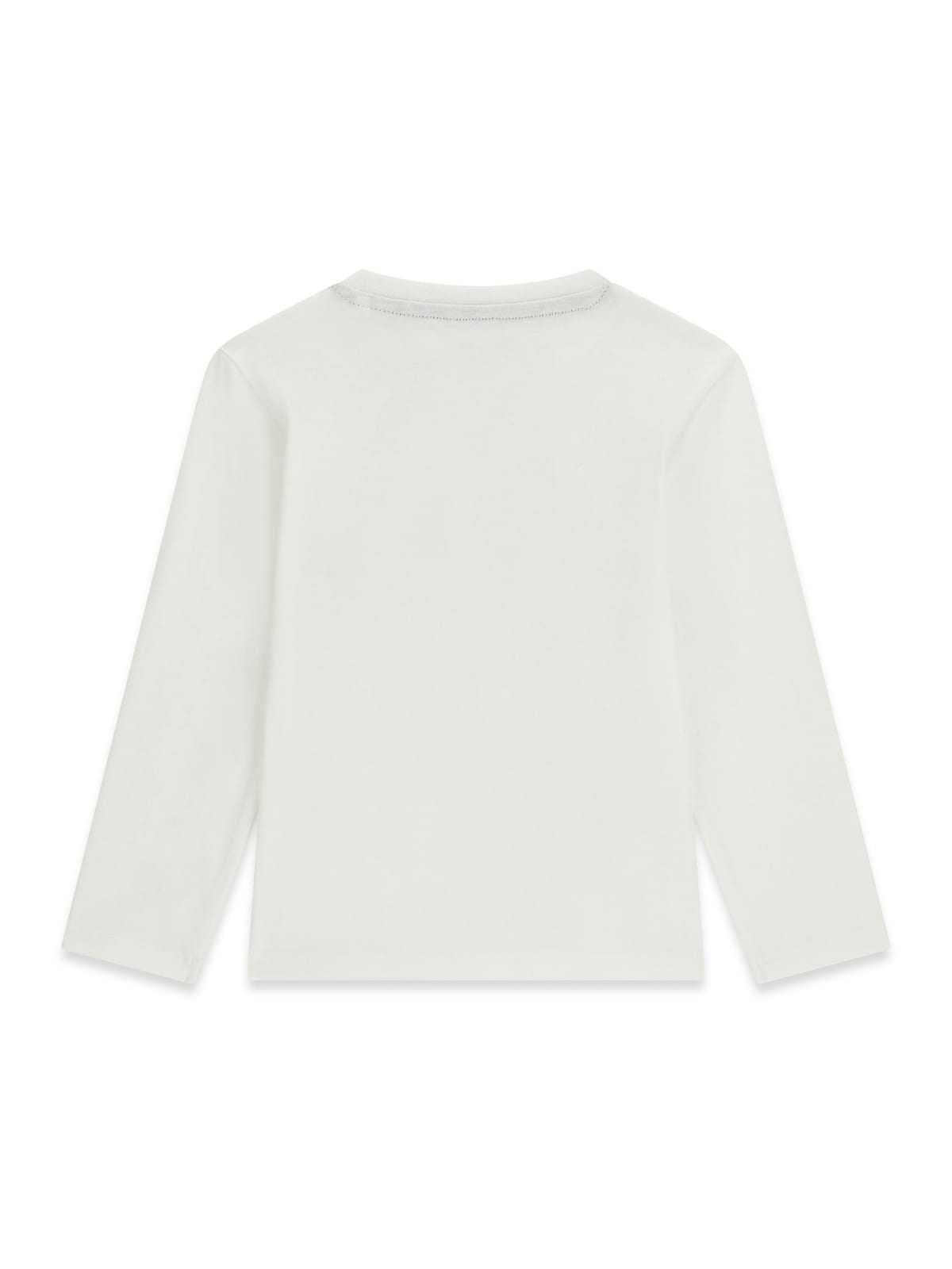 Maglia a Maniche Lunghe Bianco Guess Neonato