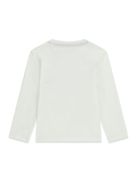 Maglia a Maniche Lunghe Bianco Guess Neonato