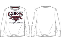Maglia a Maniche Lunghe Bianco Guess Neonato