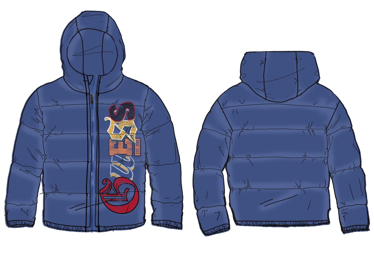 Giubbotto Blu Guess Bambino