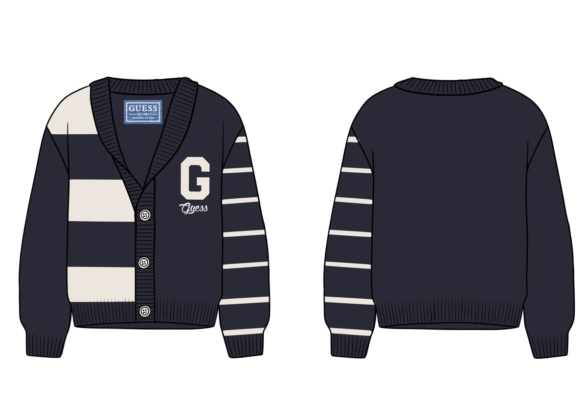 Maglia Blu Guess Neonato