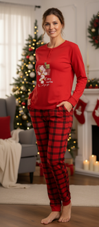 PIGIAMA DONNA NATALE ORONERO