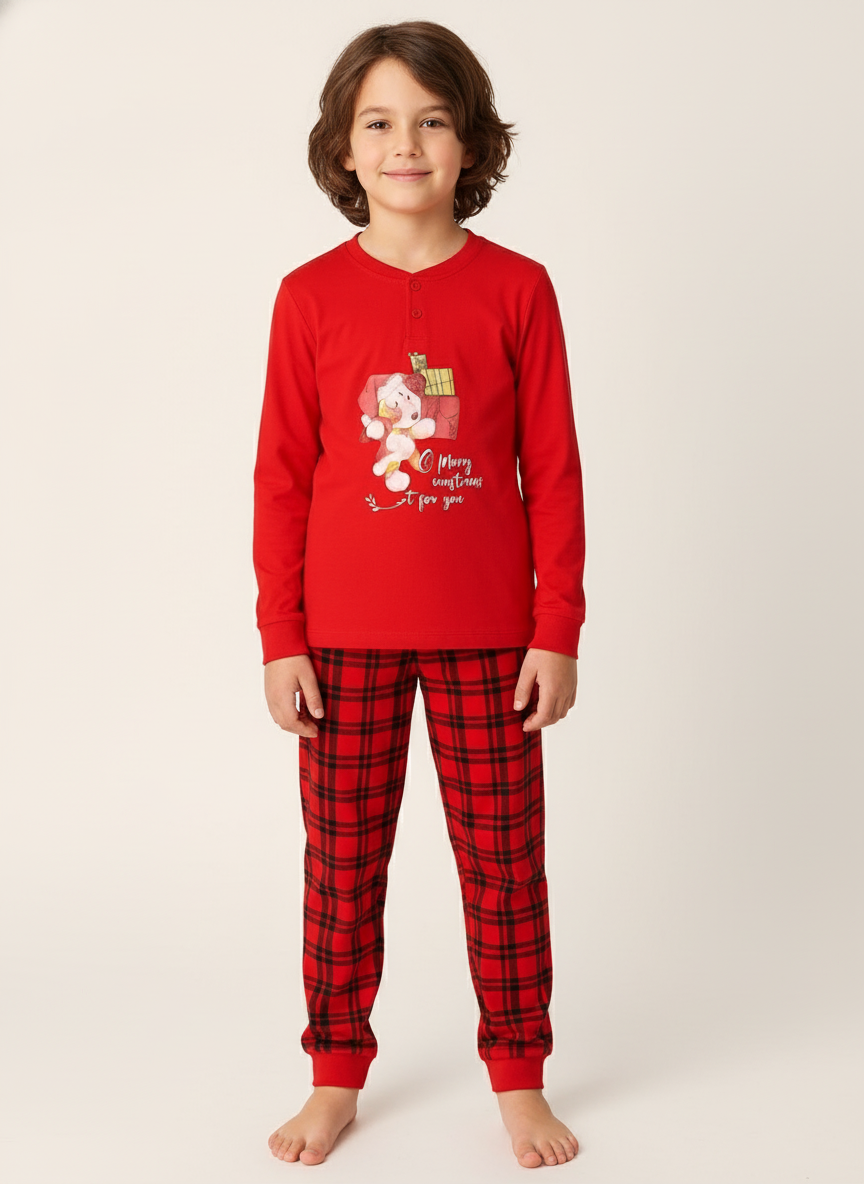 PIGIAMA JUNIOR BOY NATALE ORONERO