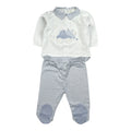 Completo Clinica 2 Pezzi Cotone Lalalu' - Neonato