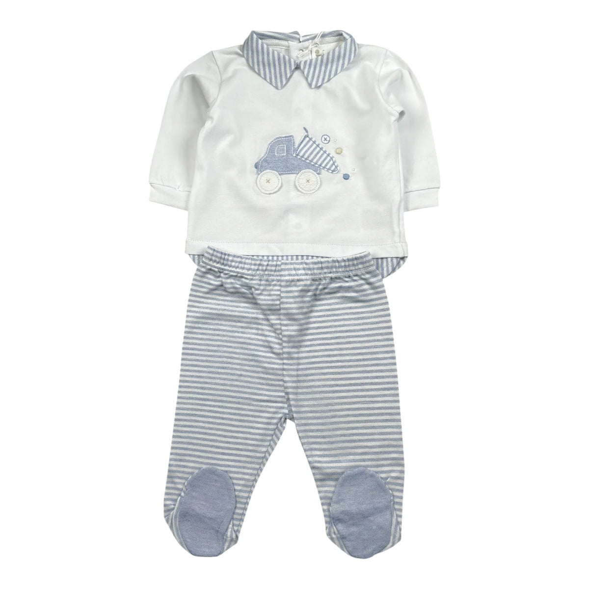 Completo Clinica 2 Pezzi Cotone Lalalu' - Neonato