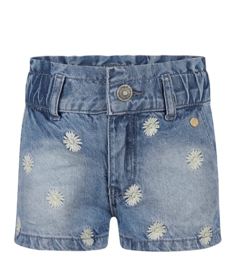 jeans CORTO con margherite koko NOKO