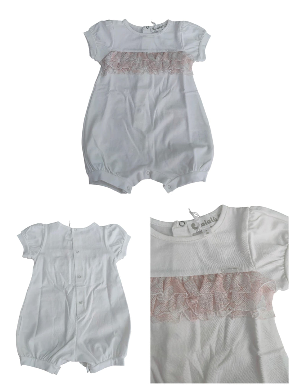 Pagliaccetto jersey neonata