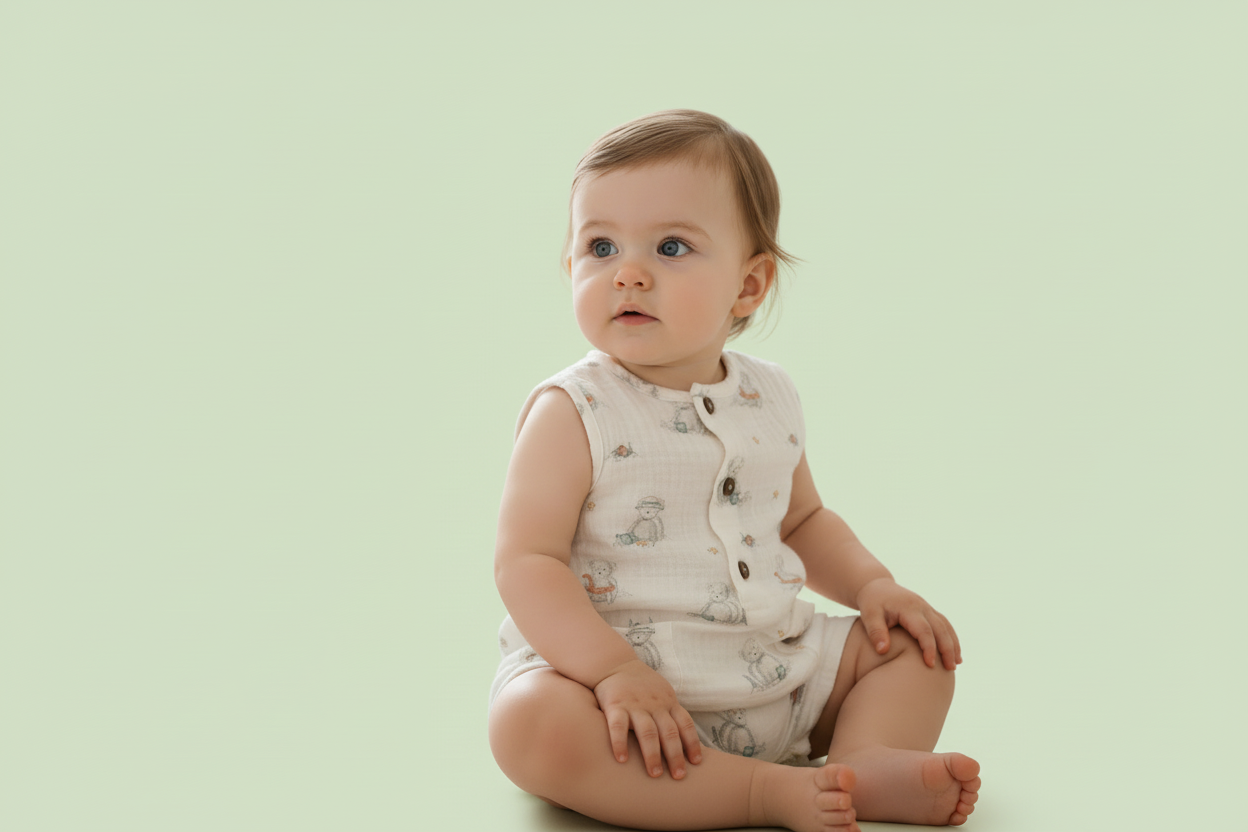PAGLIACCETTO GARZA NEONATO LALALU'