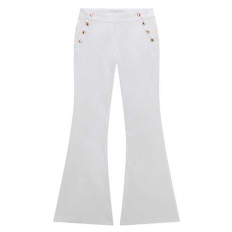 Pantalone Blu con Bottoni Oro Guess - Bambina Ragazza