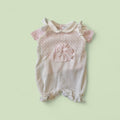 Pagliaccetto Scamiciato + Maglietta in Filo Pappa& Latte Pappa & Latte - Neonata