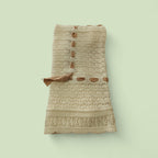 COPERTA CULLA PANNA-CORDA IN FILO PAPPA & LATTE