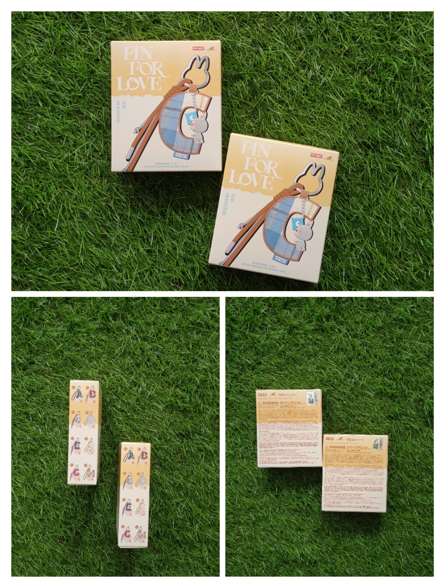 LABUBU PIN FOR LOVE LETTER PENDANT A-M