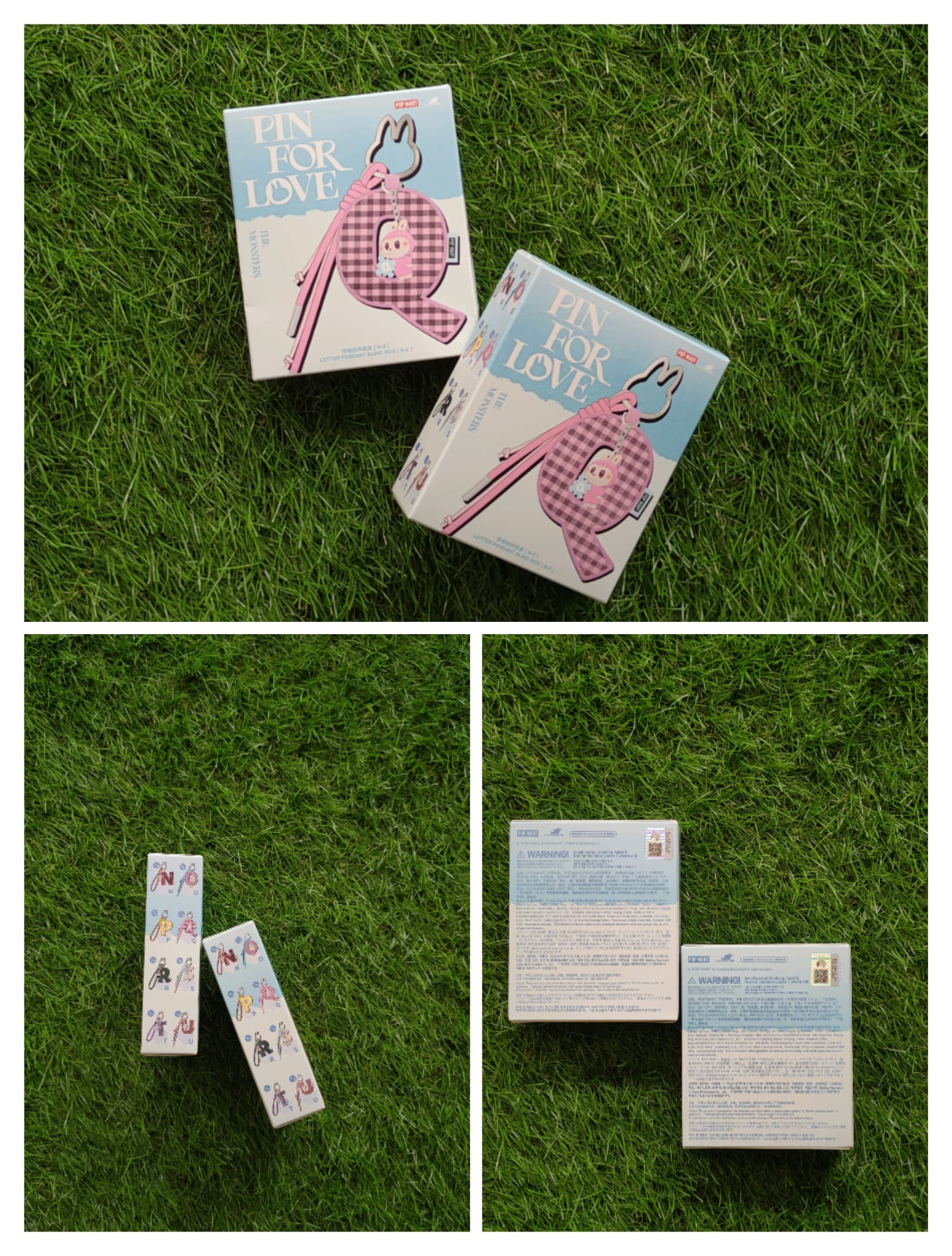 LABUBU PIN FOR LOVE LETTER PENDANT N-Z