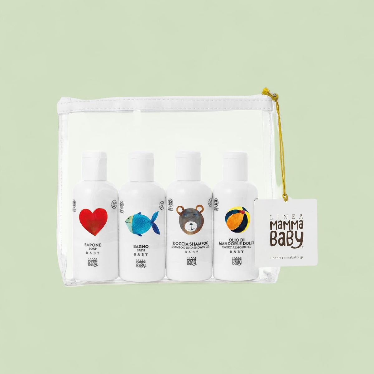 Baby Care Pochette Cosmos Natural 4 X 100 Ml (Contiene 1 Sapone Baby 100 Ml, 1 B