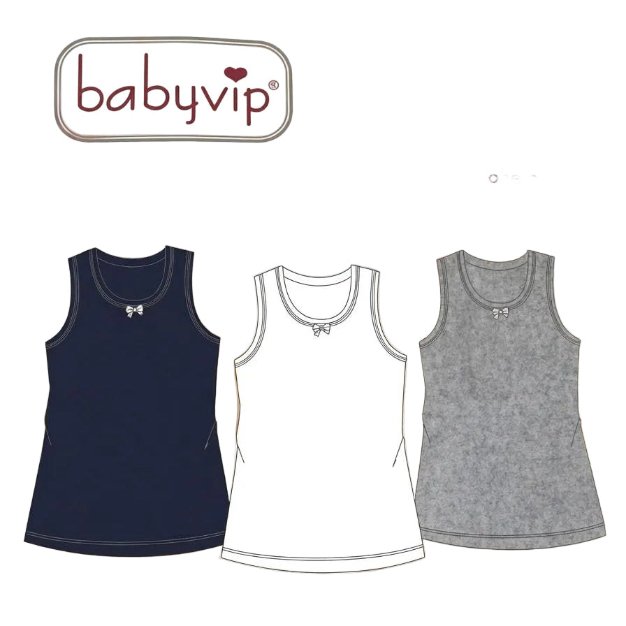 Canotta Intima Spalla Larga Bimba in Caldo Cotone Baby Vip