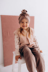 Accessori Turbante con Volant - Gots Wooly Organic - Neonata