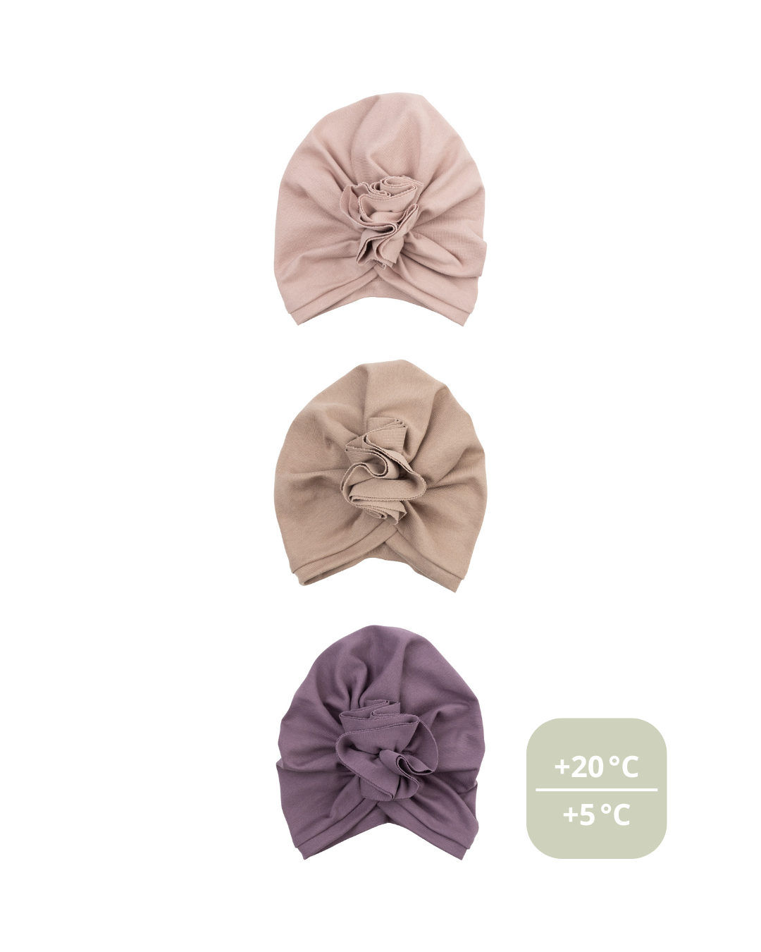 Accessori Turbante con Volant - Gots Wooly Organic - Neonata