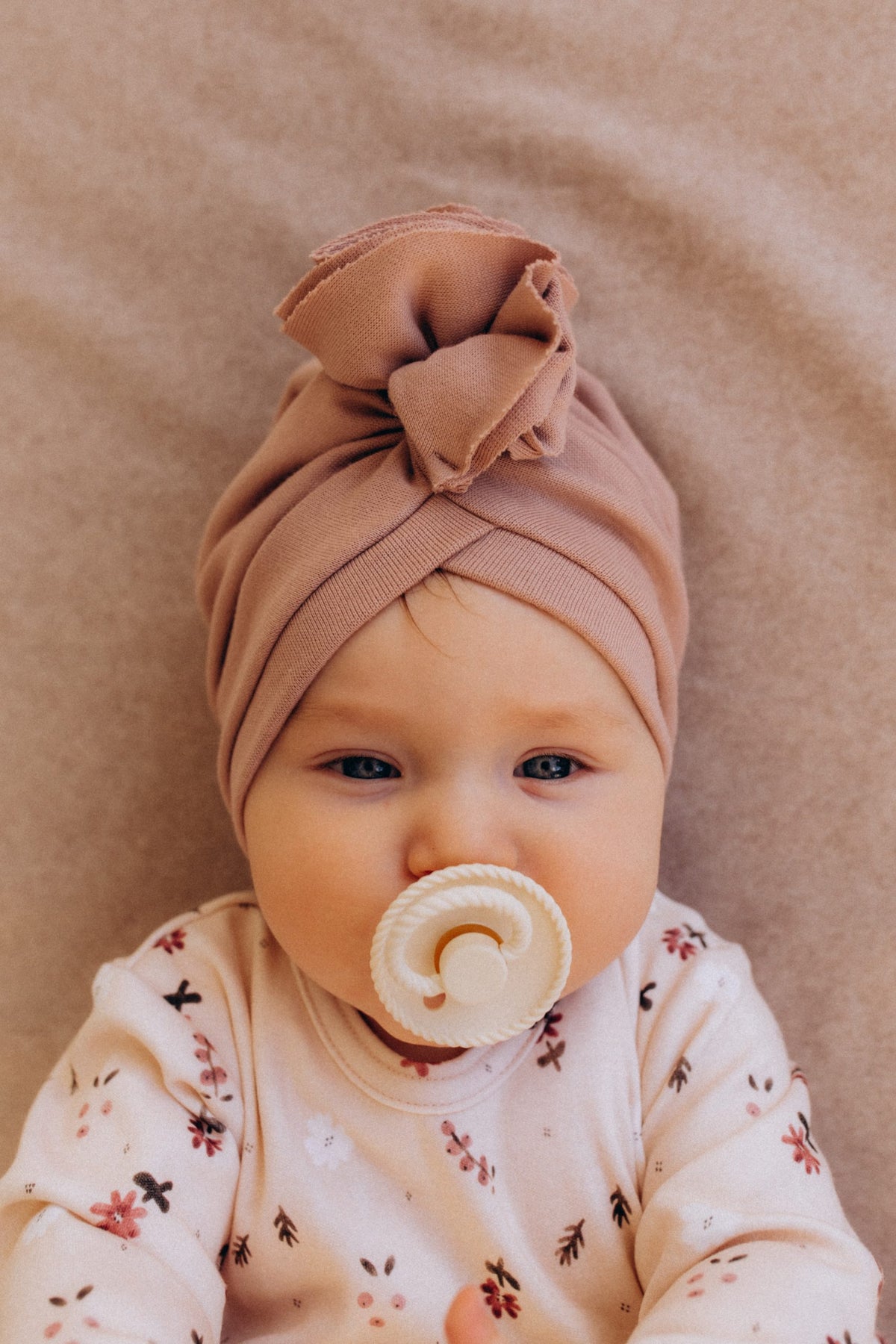 Accessori Turbante con Volant - Gots Wooly Organic - Neonata