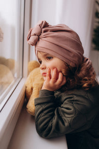 Accessori Turbante con Volant - Gots Wooly Organic - Neonata