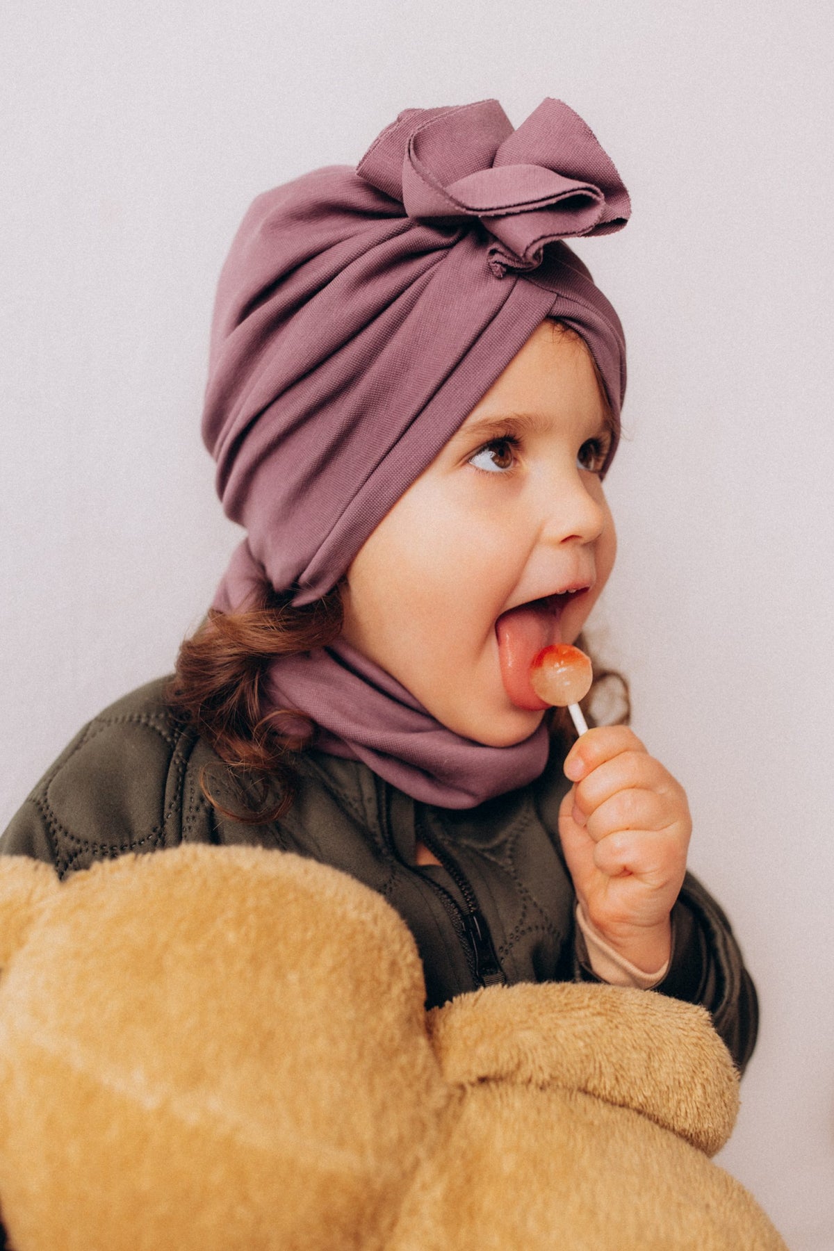 Accessori Turbante con Volant - Gots Wooly Organic - Neonata