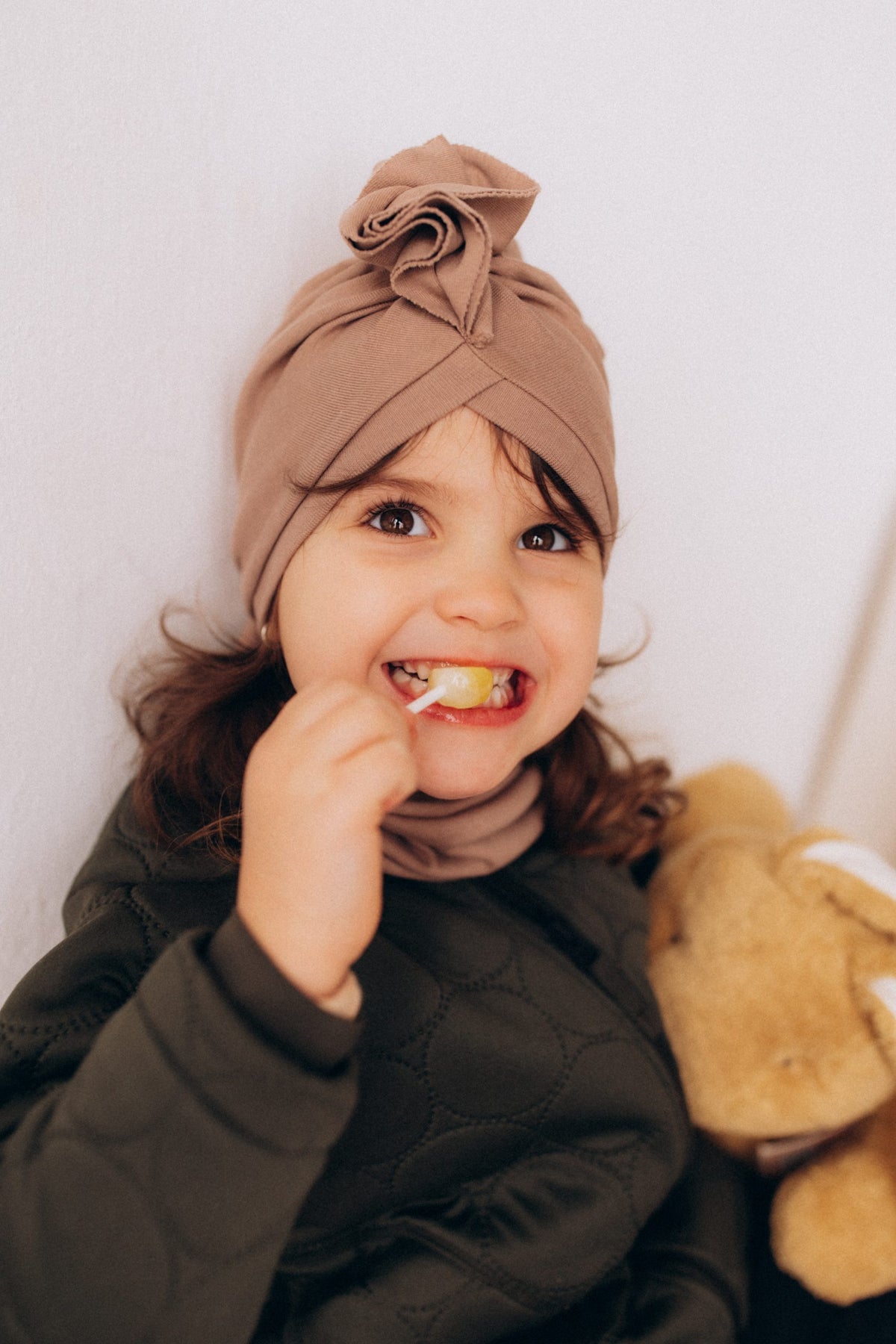 Accessori Turbante con Volant - Gots Wooly Organic - Neonata