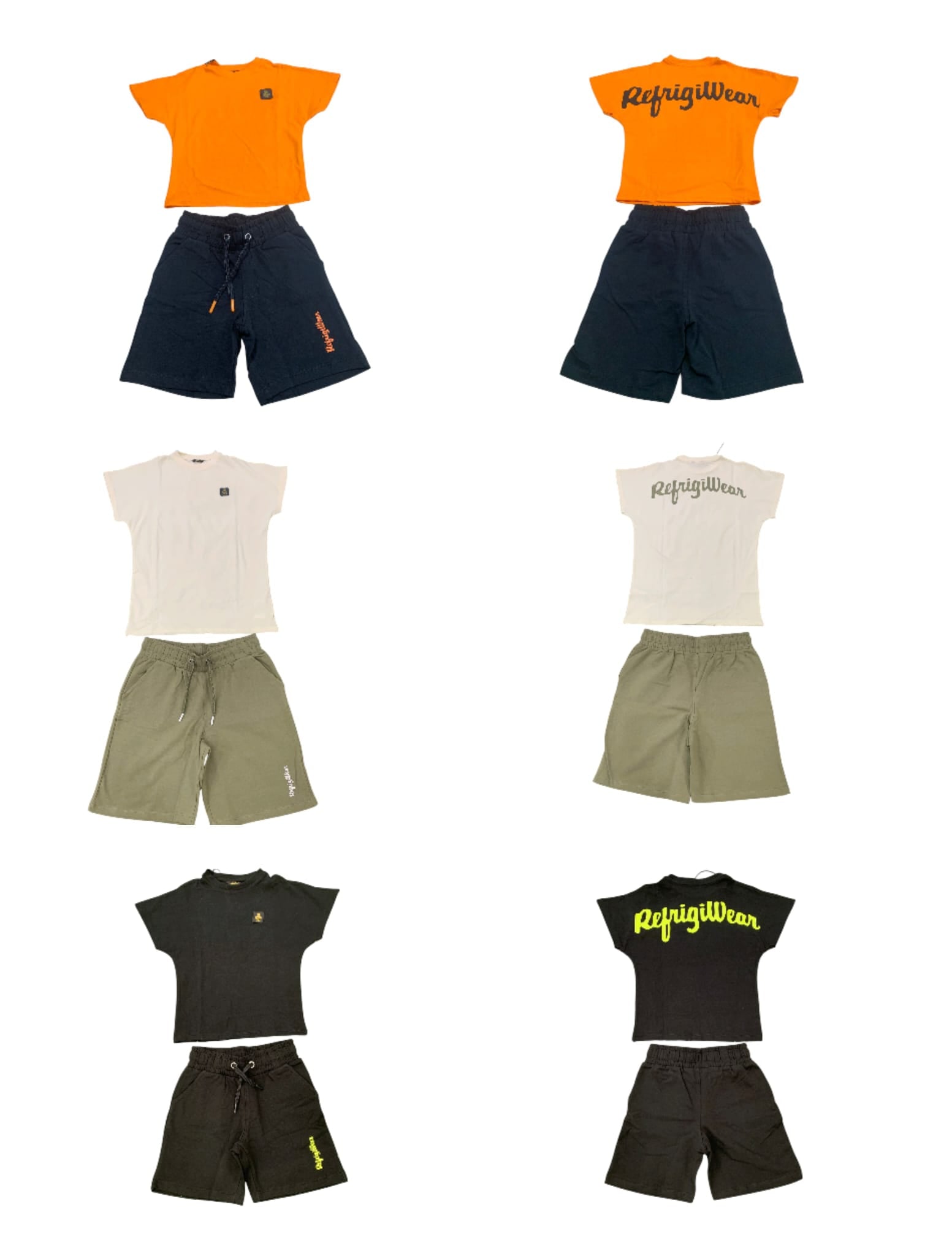 COMPLETO T-SHIRT E BERMUDA BAMBINO E RAGAZZO