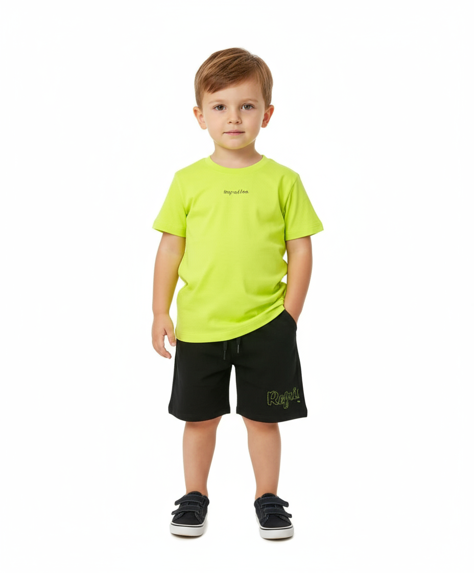 COMPLETO T-SHIRT E BERMUDA BAMBINO E RAGAZZO