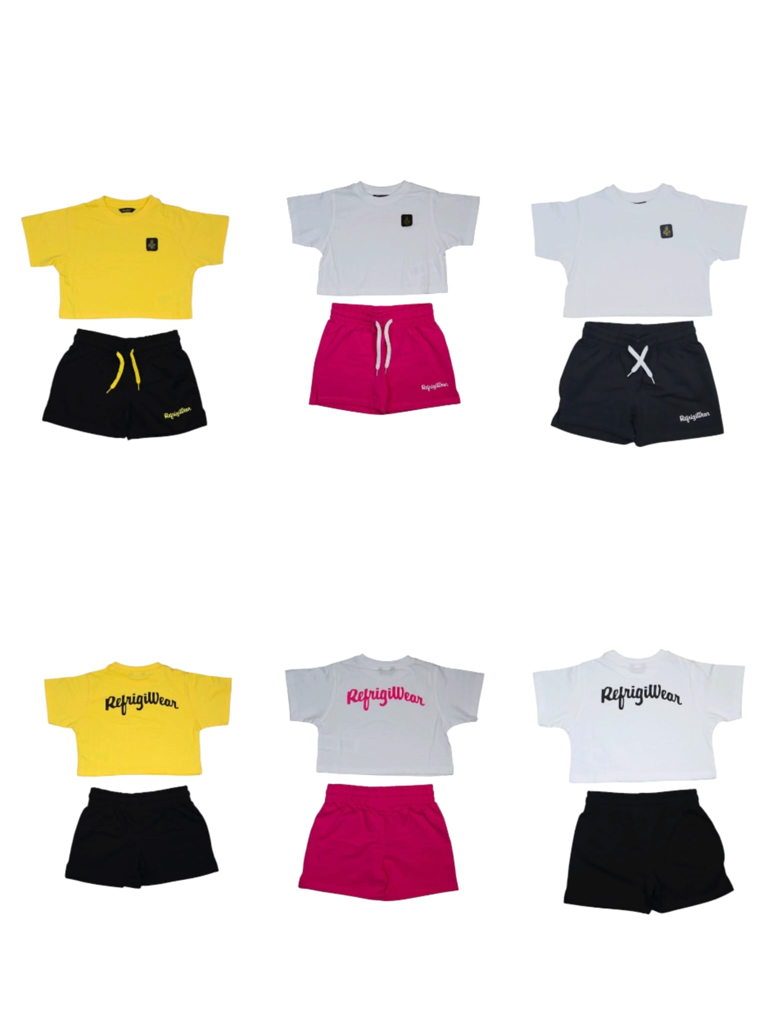 COMPLETO T-SHIRT E BERMUDA BAMBINA E RAGAZZA