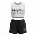 COMPLETO T-SHIRT CROPPED E PANTALONCINO BAMBINA-RAGAZZA REFRIGIWEAR