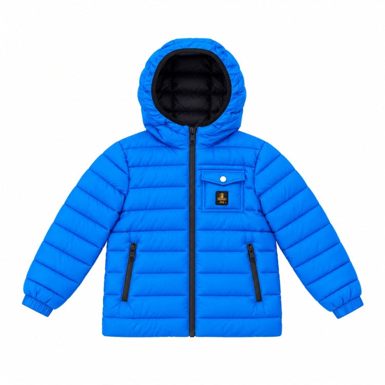 Giubbotto Imbottito con Cappuccio Neonato Blu Royal Refrigiwear
