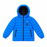 Giubbotto Imbottito con Cappuccio Neonato Blu Royal Refrigiwear