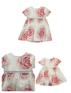 ABITO NEWBORN  STAMPA ROSE GRANDI