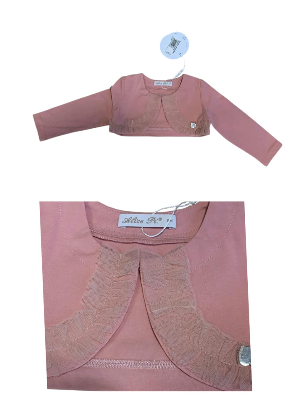 COPRISPALLE NEWBORN ROUCHES TULLE - 90% CO 8% SP 2%PL ROSA