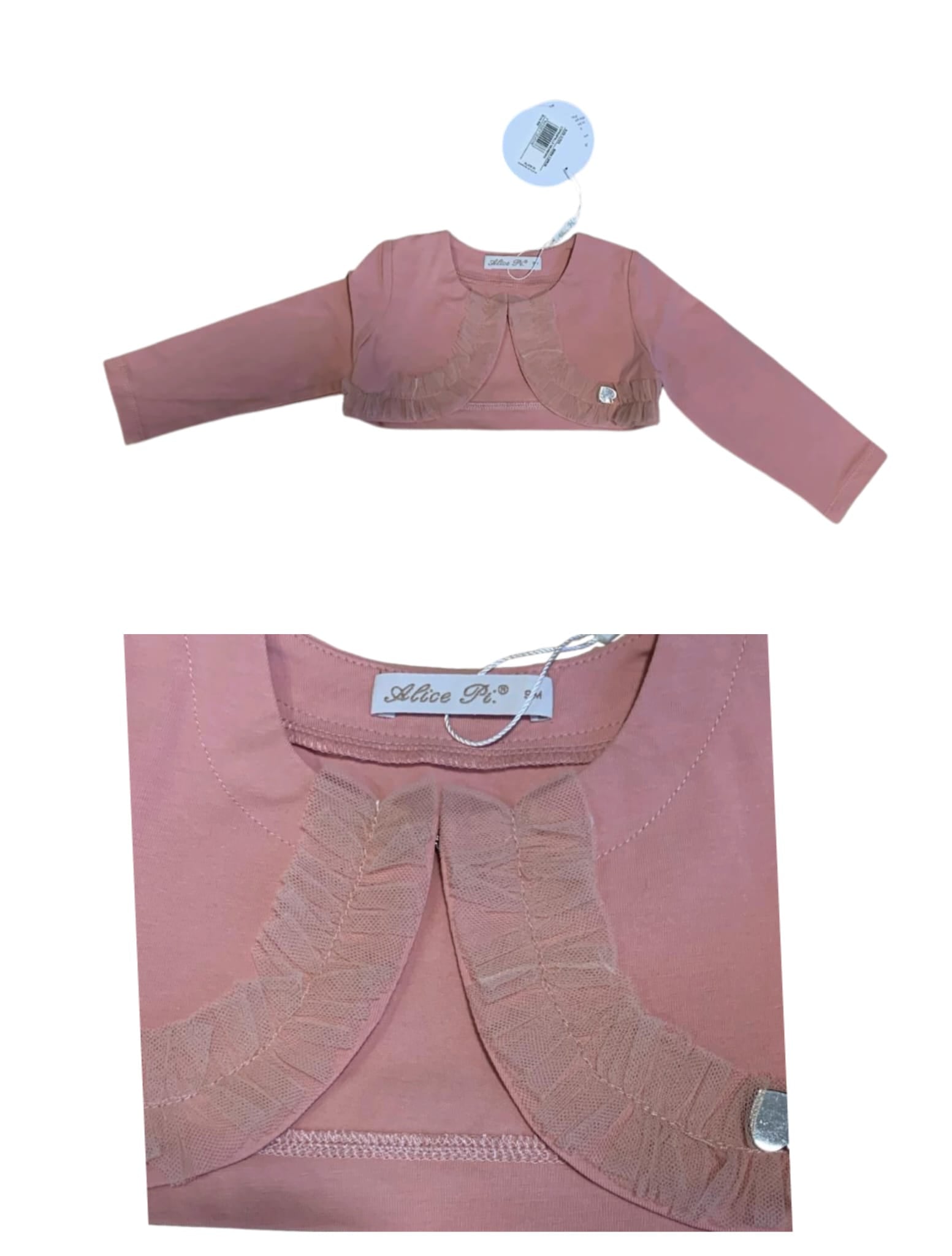 COPRISPALLE NEWBORN ROUCHES TULLE - 90% CO 8% SP 2%PL ROSA