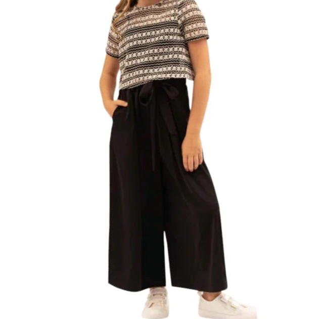 Tuta con Top in Pizzo Macrame' - 