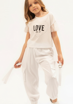 PANTALONE TASCONI IN CREPS - 95% PL 5% SP