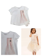 T-SHIRT FINTO TASCHINO - 92% CO 8% SP